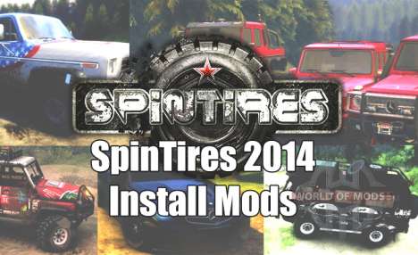 How to install mods for Spin Tires 2014?