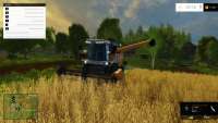 Screenshot harvesters from Farming Simulator 2015