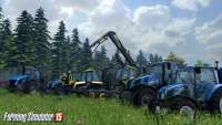 Beautiful technique in the screenshot of Farming Simulator 2015