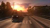 Sunset in American Truck Simulator