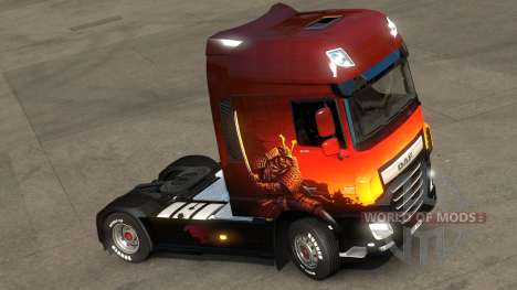 Japanese skin with samurai for ETS 2