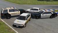 Police cars in BeamNG Drive