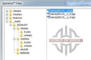 Spintires Editor file browser