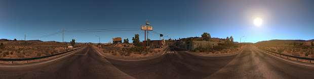American Truck Simulator - desert panorama