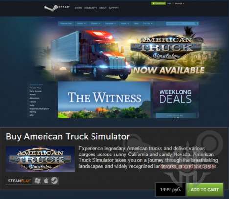 American Truck Simulator is available!