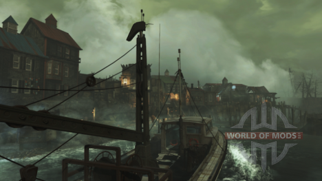 Main settlement in Far Harbor DLC for Fallout 4