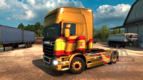 Spanish Flag Metallic for Euro Truck Simulator 2