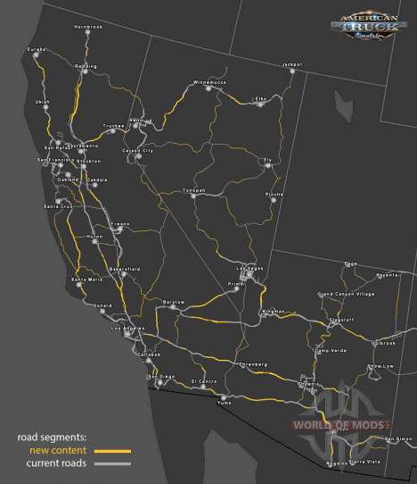 Recycling the road system in American Truck Simulator