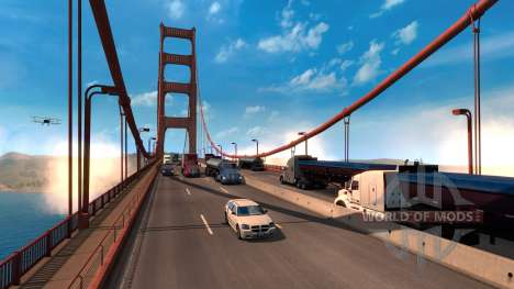 The Rescale of the American Truck Simulator game world