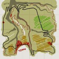 Scheme of the Italy map for BeamNG Drive