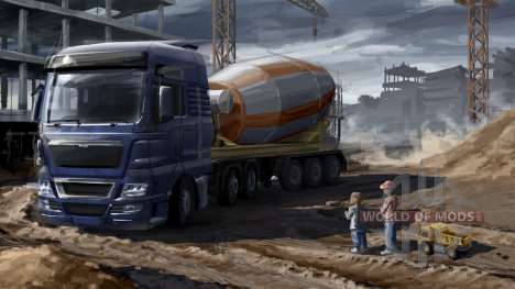 Fathers and sons in Euro Truck Simulator 2