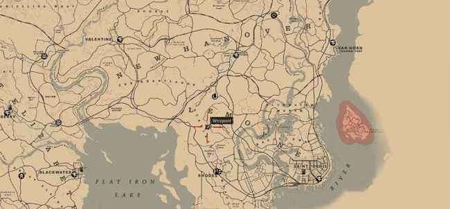 All treasure maps in Red Dead Redemption 2, caches and gold bars