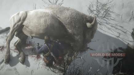 Red Dead Redemption 2: the legendary white bison