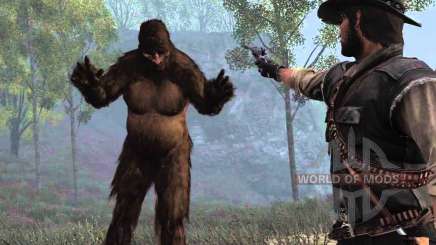 Bigfoot in Red Dead Redemption 2