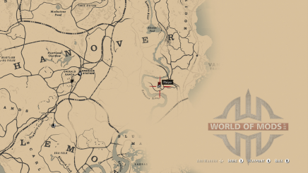 Location of the civil war hat