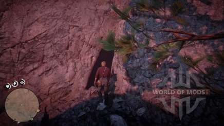 Rocks with a cave in RDR 2