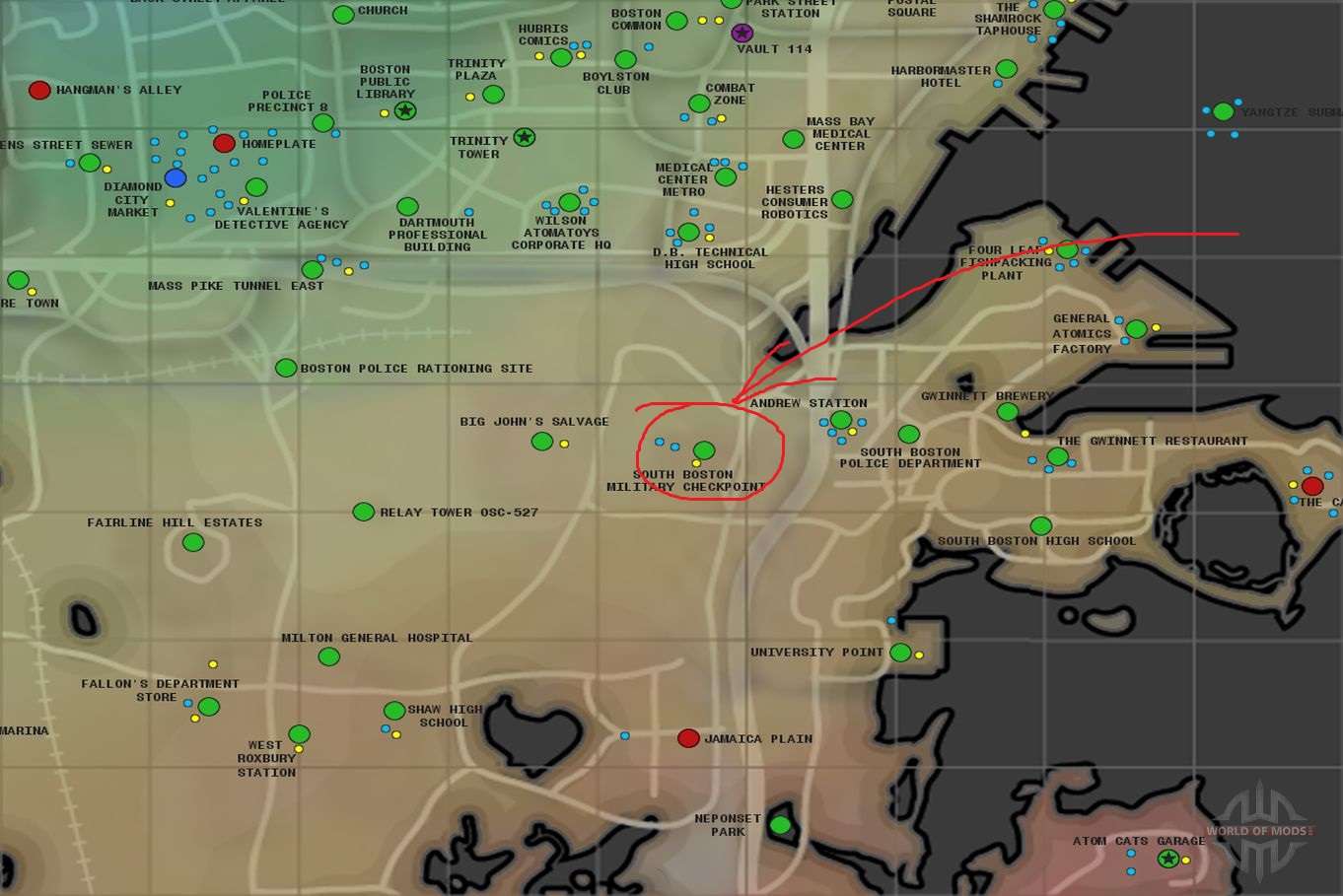 Fallout 4 руины бостонского аэропорта карта фото 41