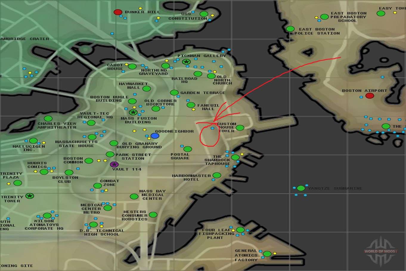 Fallout 4 руины бостонского аэропорта карта фото 46