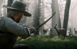 Hunting and skinning animals in RDR 2