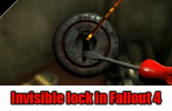 Invisible lock in Fallout 4 - the solution
