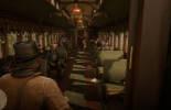 Red Dead Redemption 2: train robbery