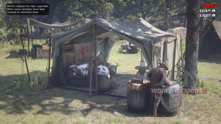How to change the location of the camp in Red Dead Redemption 2