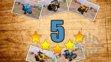 5 best tractor models for Farming Simulator 2013