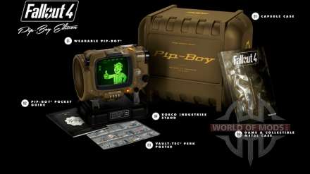 Description of the collector's edition of Fallout 4 named Fallout 4 PipBoy Edition
