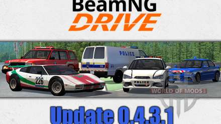 Got the update to version 0.4.3.1 for BeamNG Drive