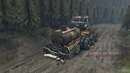 Useful tips for SpinTires - how to get out of the mud and not lose the cargo