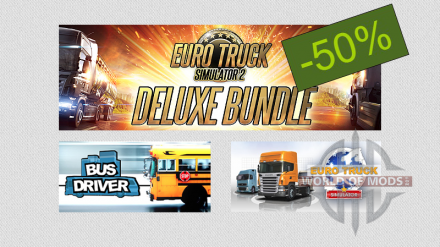 Euro Truck Simulator 2 - Deluxe Bundle 50% discount