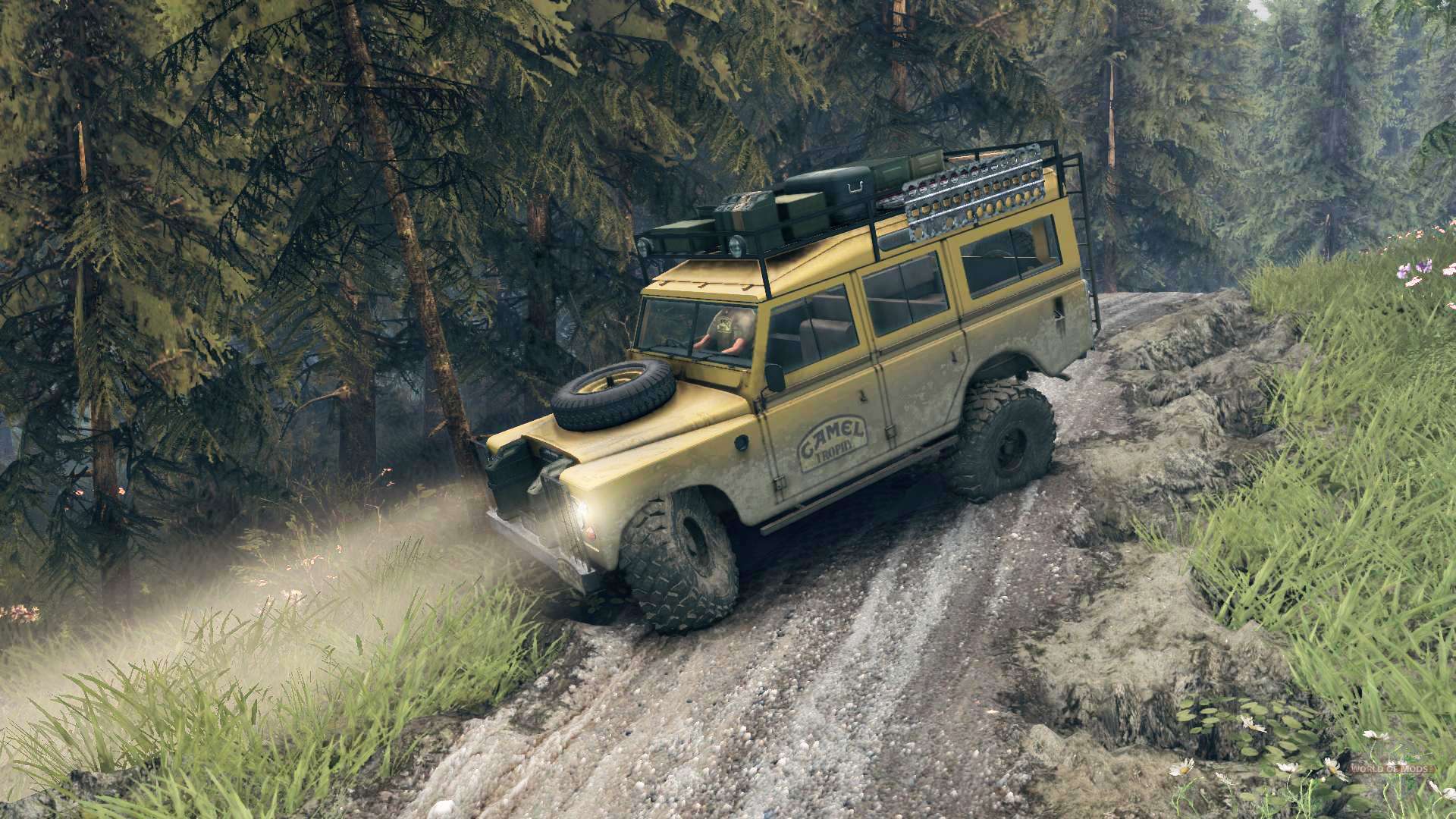 Land Rover Defender Camel for Spin Tires