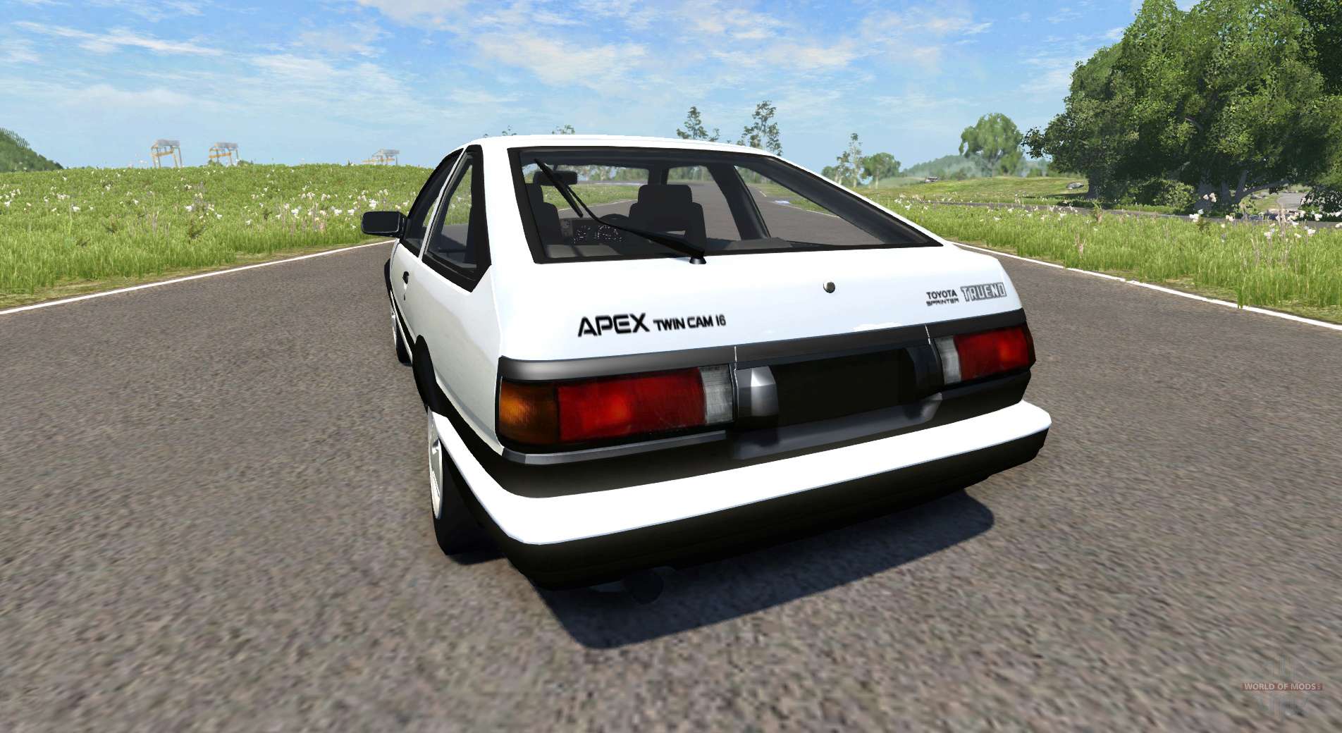 body o type BeamNG for Drive Sprinter Trueno Toyota AE86