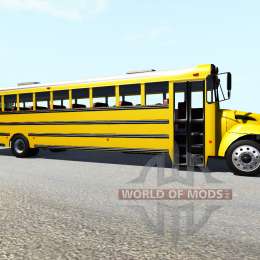 Blue Bird Conventional for BeamNG Drive