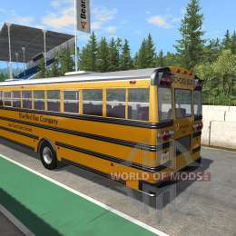 Blue Bird American School Bus v2.1 for BeamNG Drive