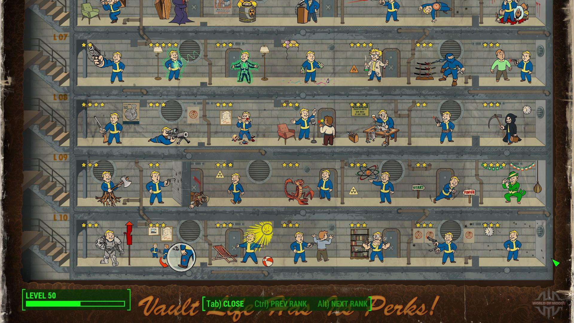 Fallout 4 perk chart poster size referencetiklo