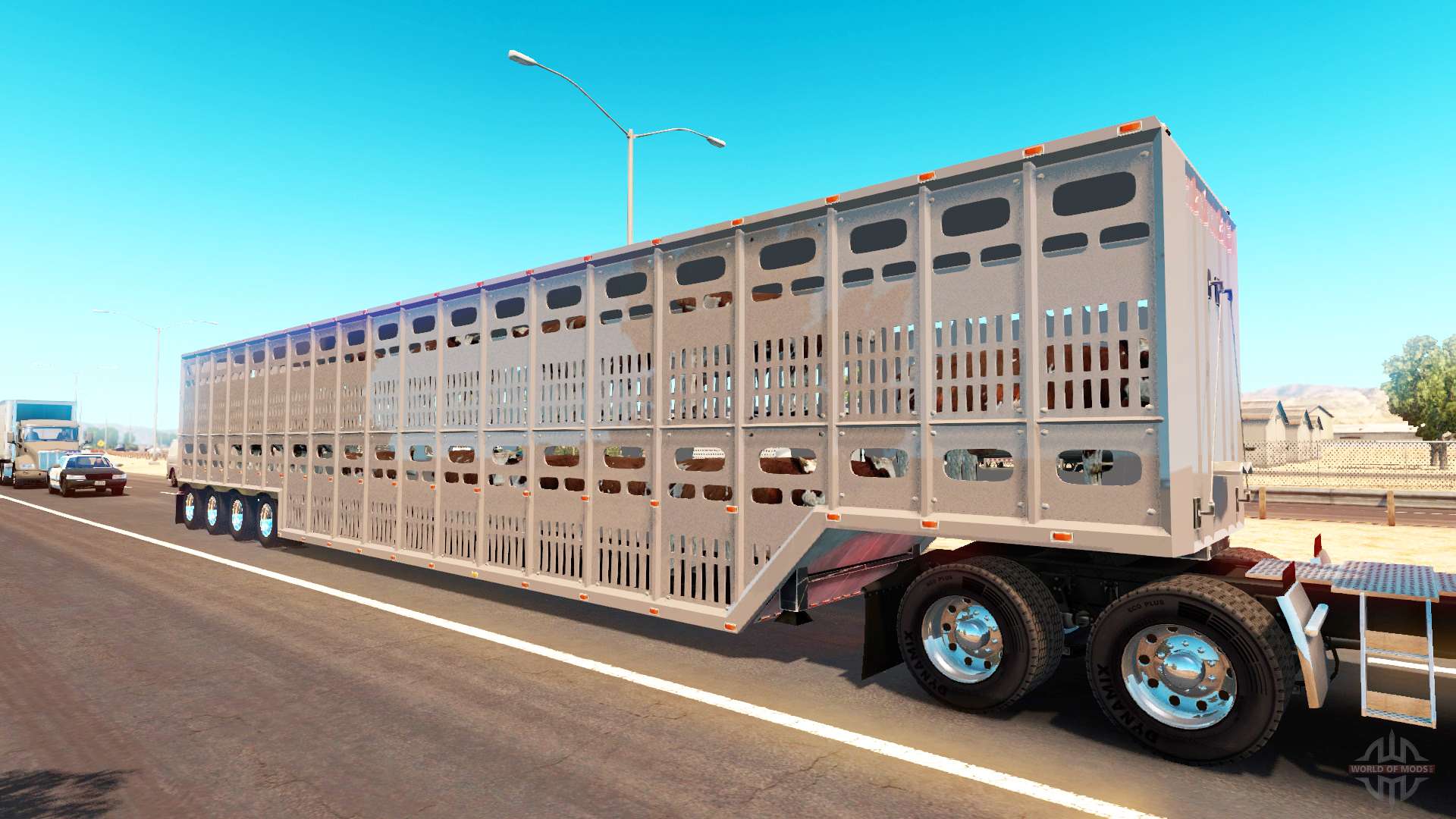 The animal transport semi trailer  for American  Truck  Simulator 