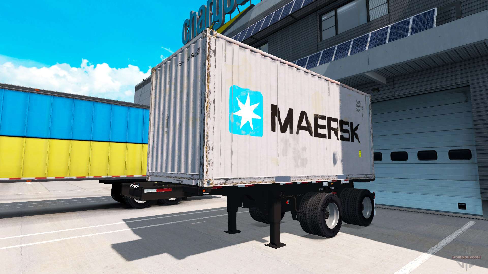 The semi trailer  container for American Truck  Simulator