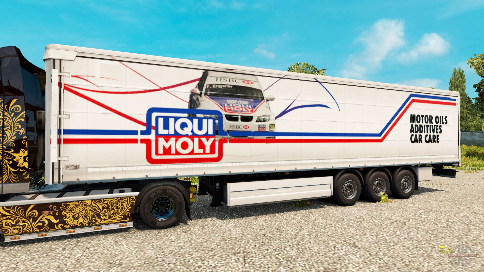 Skin Liqui Moly semi for Euro Truck Simulator 2