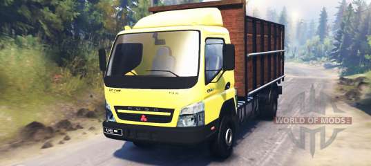 Mitsubishi Fuso Canter FE7 for Spin Tires