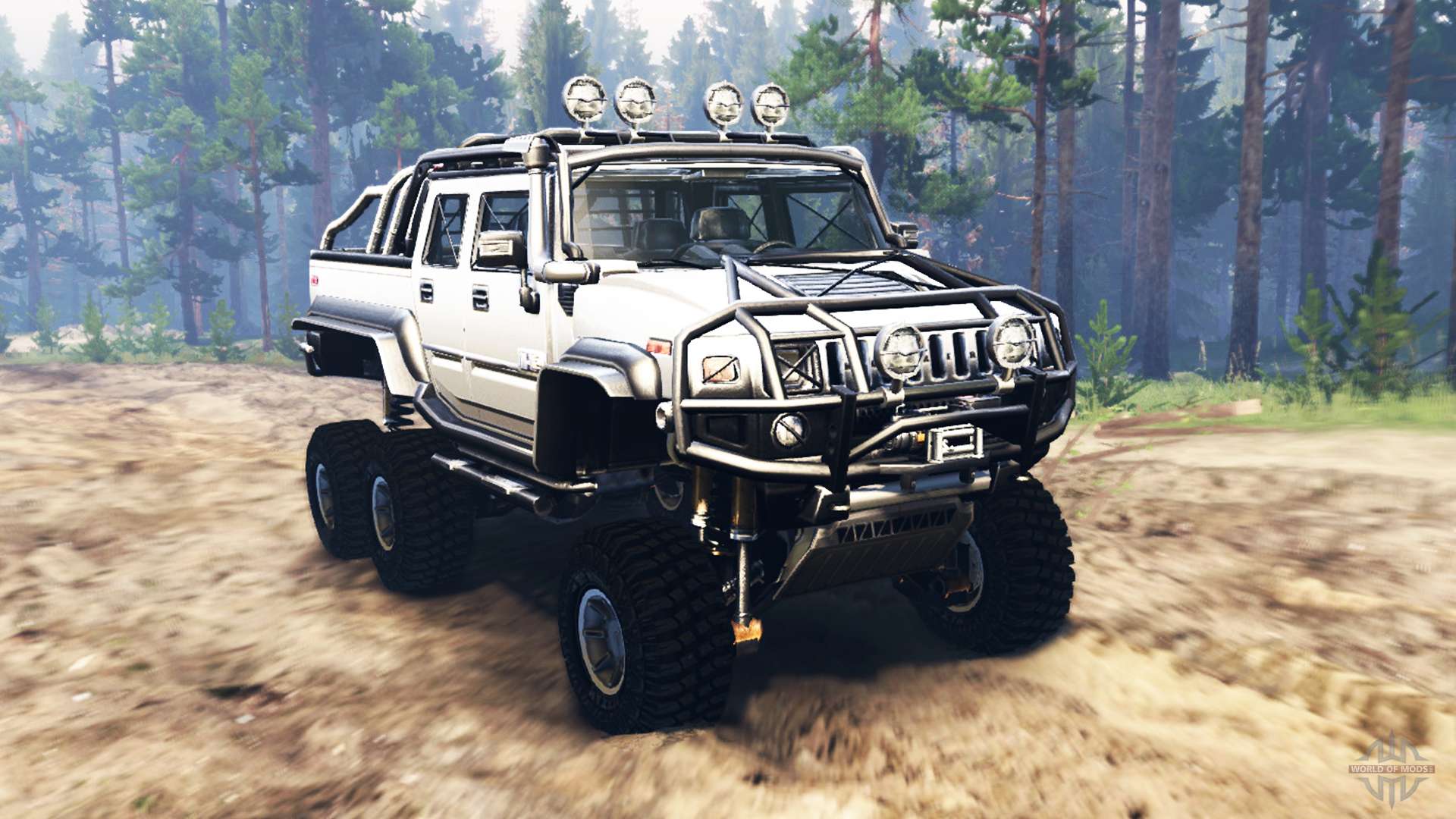 Hummer H2 6x6 For Spin Tires