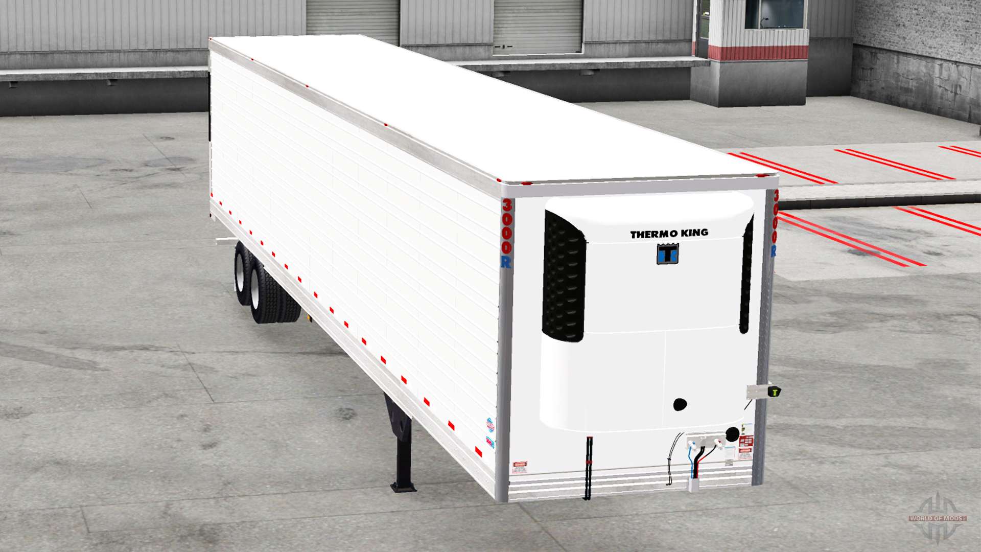 Refrigerated semitrailer Thermo King for American Truck Simulator