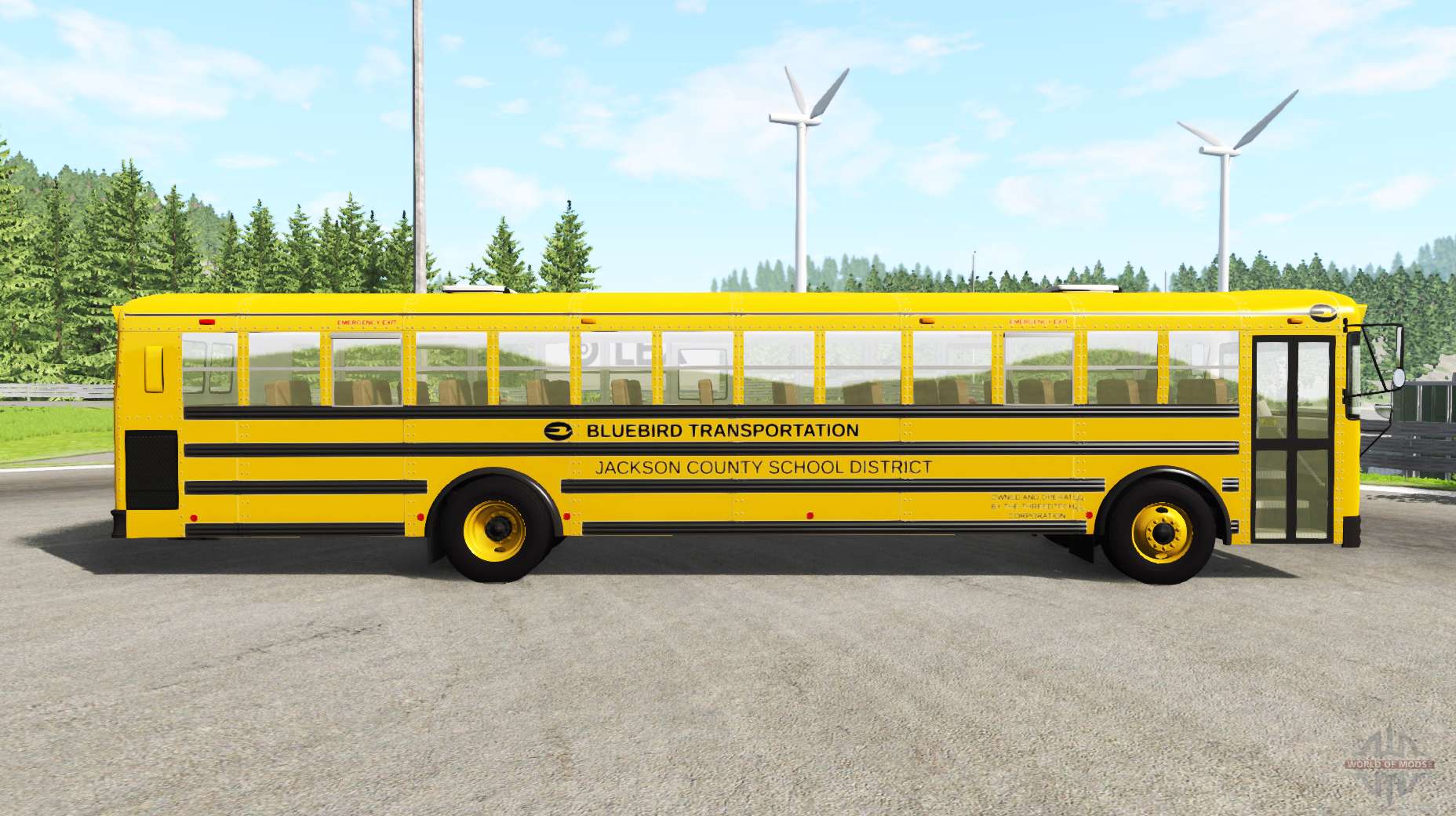 beamng drive school bus