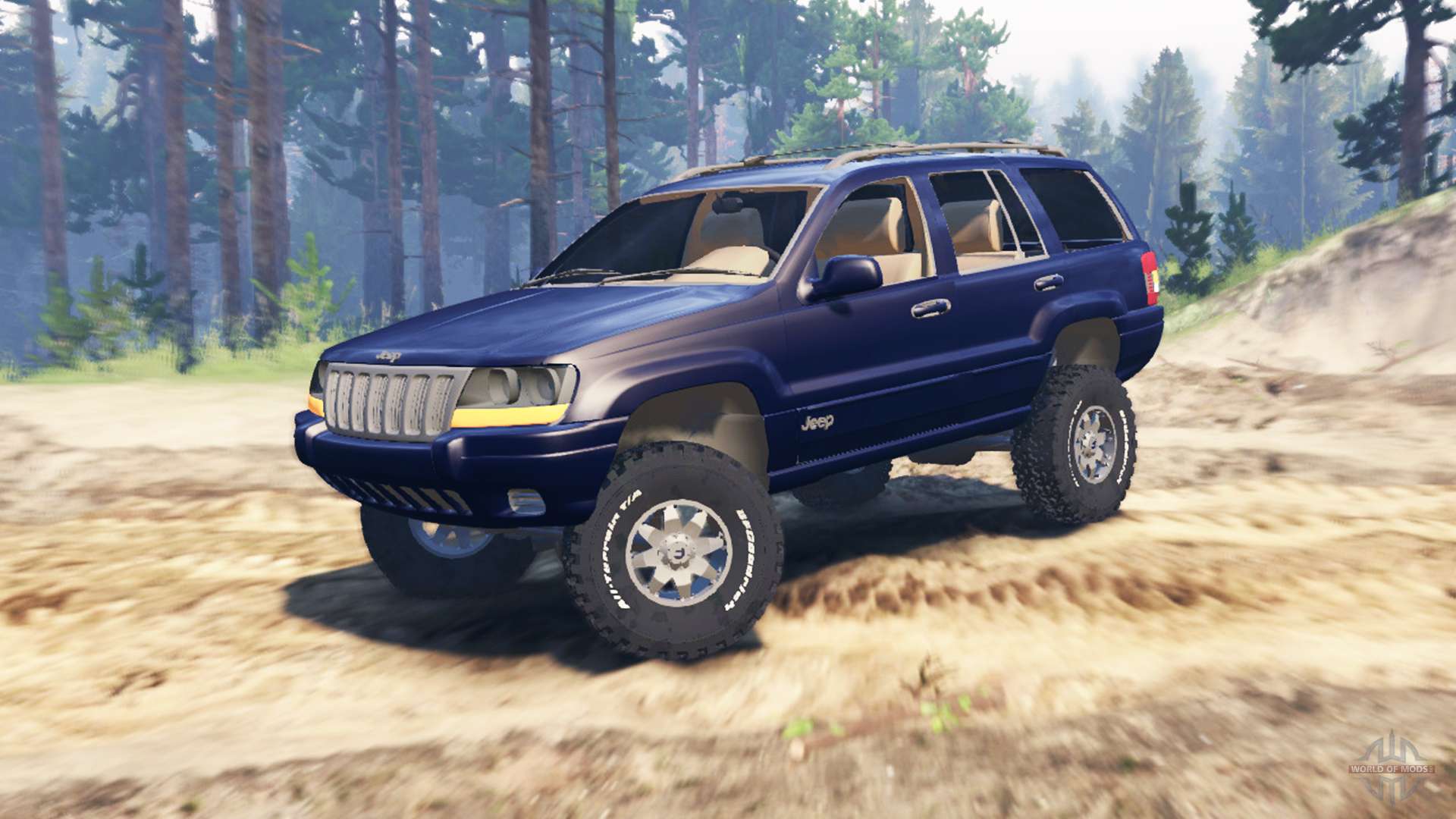 Jeep Grand Cherokee (WJ) for Spin Tires