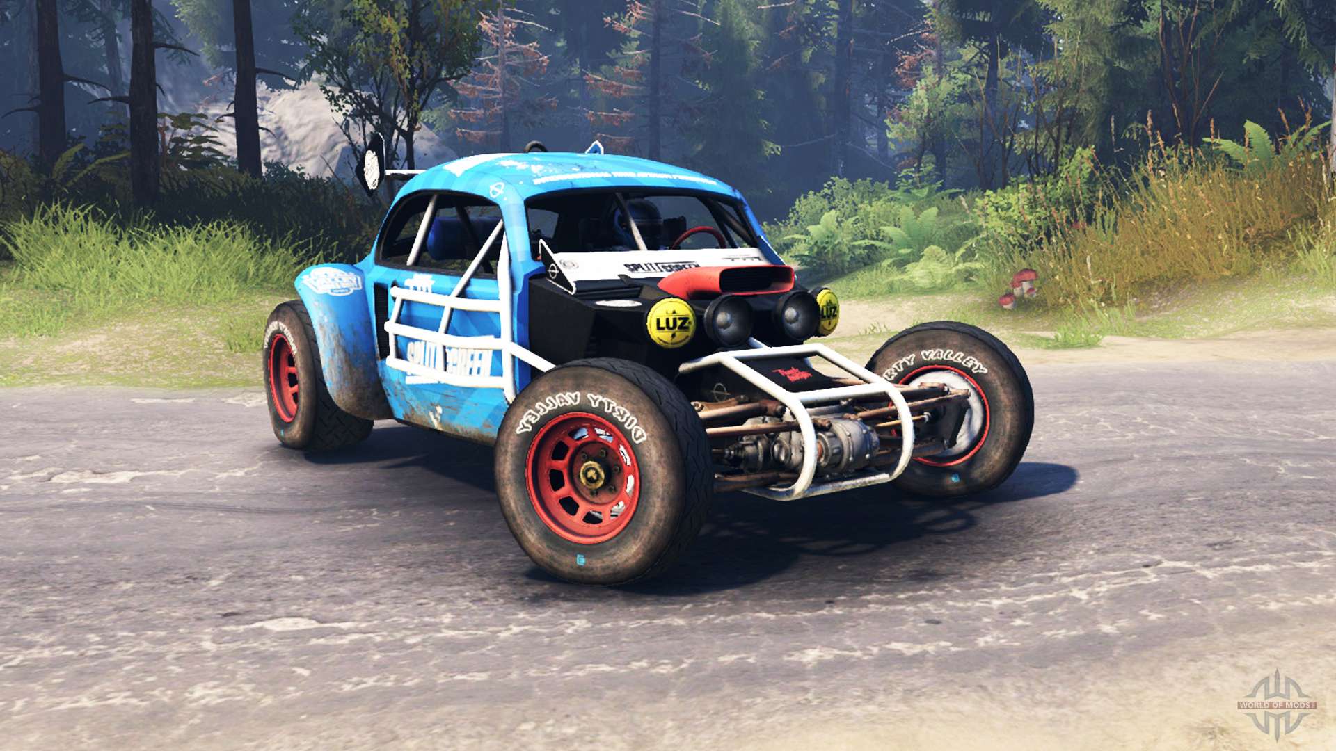 Valley Car for Spin Tires