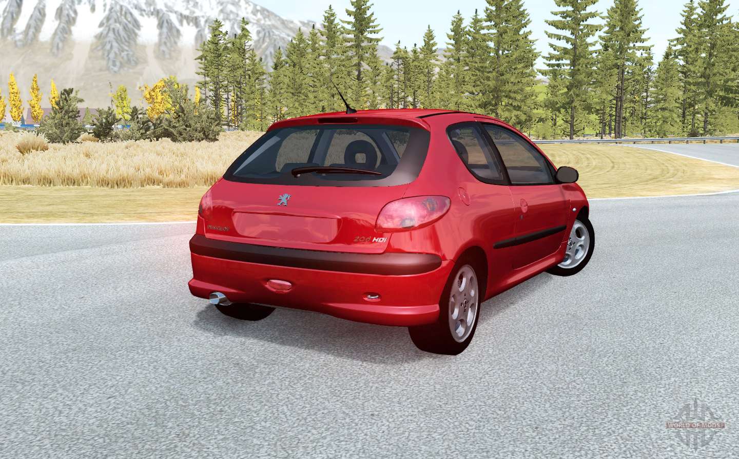 Peugeot 206 3-door HDi 2002 for BeamNG Drive