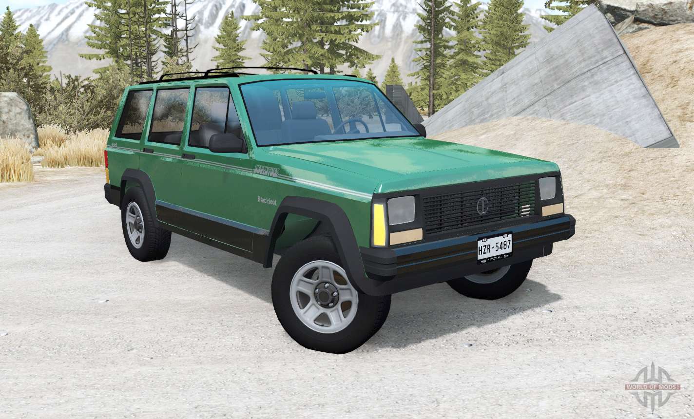 Jeep Cherokee (XJ) v1.1 for BeamNG Drive